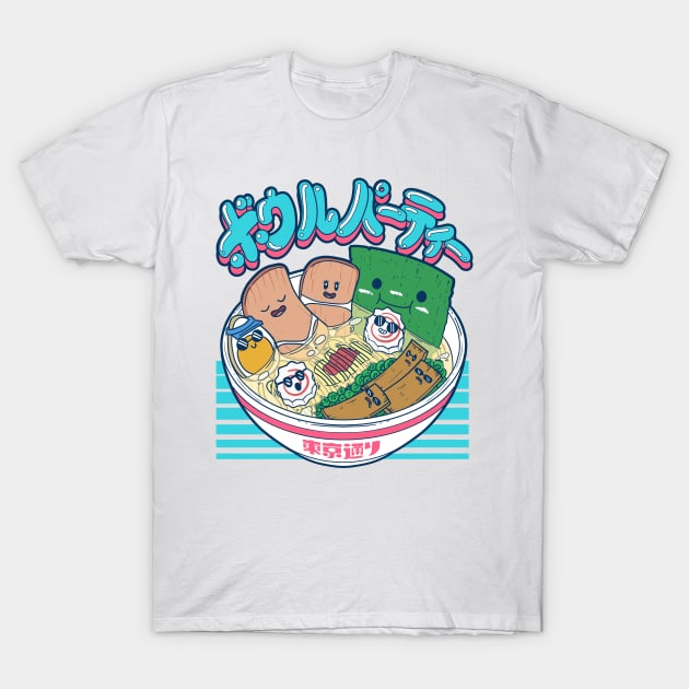 Bowl Party T-Shirt by tokyodori